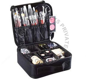 Plain Non Polished Fabric Vb-5006 Vanity Bag For Make Up Kit