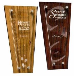 Engraved Wooden Award