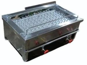 Stainless Steel Top Gas Operated Bullet Barbecue Grill