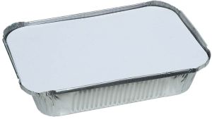 Disposable aluminum food containers