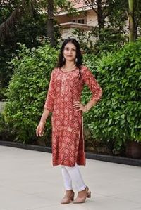 Bandhani  Kurti