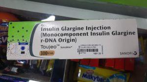 Toujeo Insulin Glargine Injection, Packaging Size: 300U/ML