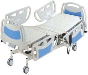 Polished Mild Steel Three Function ICU Bed For Hospital