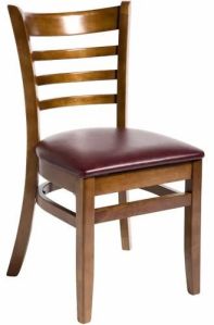 Wooden Finish Restaurant Chair