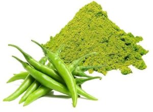 Natural Green Chilli Powder For Cooking