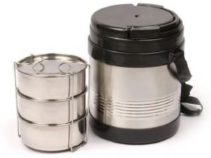 Million Ware Plain Stainless Steel Insulated Lunch Box For Packing Food