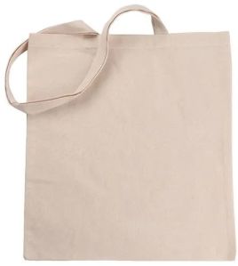 Plain Cotton Canvas Bag, Color : Cream