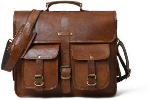 leather messenger bag