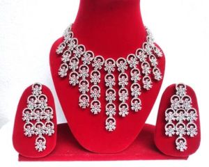 American Diamond Necklace Set