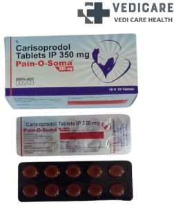 Pain O Soma 350mg Carisoprodol Tablets