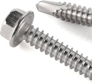 Stainless Steel Hex Washer Head Screw For Used Fastening Wood To Wood