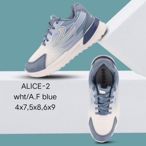 Chazer Kpu Welding + Mesh + Rexine Alice-2 Ladies Sports Shoes, Insole Material : PVC