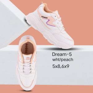 Houch Synthetic Leather Dream-5 Ladies Sports Shoes