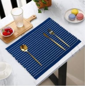 Plain Cotton Dining Table Placemats For Homes, Hotels, Resorts