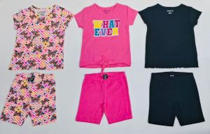 Girls Top & Shorts Set - Pack Of 3