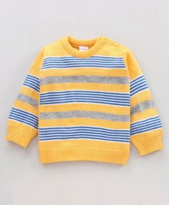 SJ Stripes Kids Fancy Sweatshirt, Sleeve Style : Full Sleeves