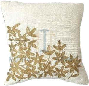 18x18 Inch Cotton Beaded Cushion Covers