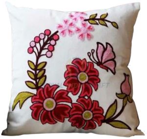 18x18 Inch Cotton Embroidered Cushion Covers