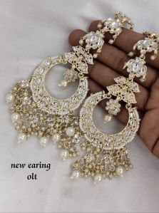 Polished Gold Plated Earrings