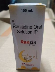 Ransin Syrup Ranitidine Oral Solution, Packaging Type : Bottle