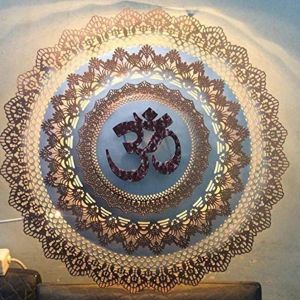 Om Decorative Round Wall Art For Gifting