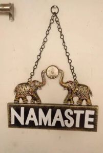 Wall Hanging Namaste Name Plate