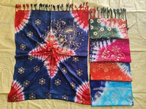 Barabanki Raising Printed Rayon Fashion Stoles, Technics : Washed, Yarn Dyed