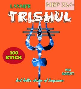 Trishul Perfumed Incense Sticks For Church, Temples, Home, Office