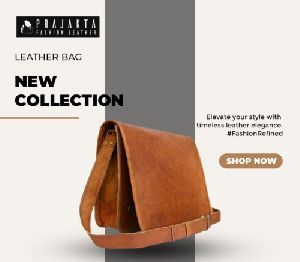 Leather Laptop Backpack