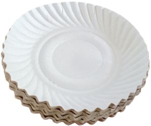 12 Inch White Paper Plate