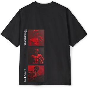 Mens Black Half Sleeve T-Shirt