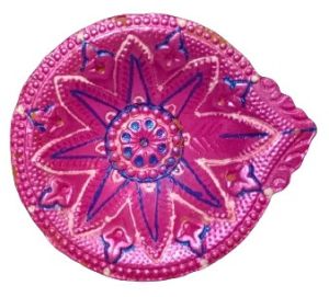 Clay 2 Inch Decorative Diya For Decoration Use