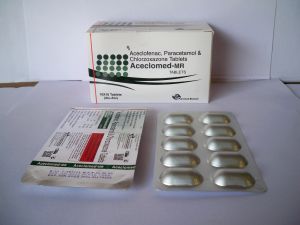 aceclofenac paracetamol chlorzoxazone tablet