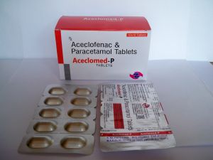 ACECLOMED-P Aceclofenac Paracetamol Tablets For Clinical, Hospital, Personal