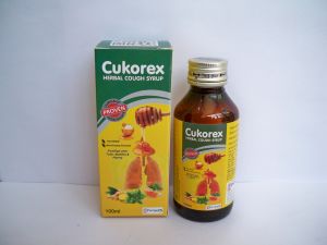 CUKOREX SYP Herbal Cough Syrup, Plastic Type : Plastic Bottles