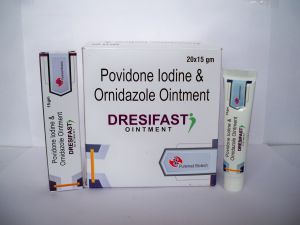 Dresifast Cream Povidone Iodine Ointment, Packaging Type : Tube