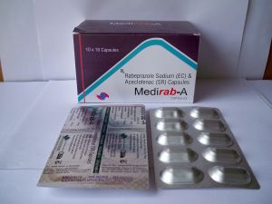 Rabeprazole Sodium Aceclofenac SR Capsule