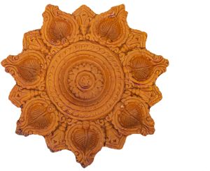 Terracotta Diya &  Lamp