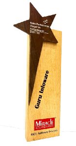 Fancy Wooden Award Trophy