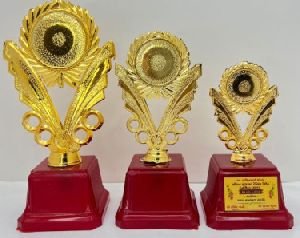 Plain Polished Plastic School Trophy, Shape : Customized