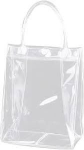 Plain PVC Handle Bag For Packaging Industry