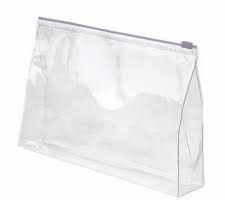 Plain PVC Zipper Bag For Packaging