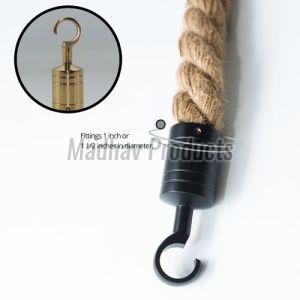 Polished Brass Rope End Hook For Industrial Use