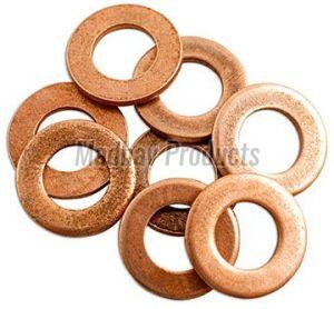 Polished Copper Washer For Fittngs Use