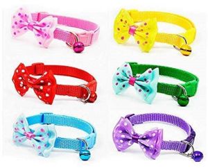 PetsOne Plain Cat Bow Collar For Animal Use