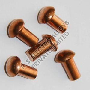 Polished Copper Rivets For Fittngs Use