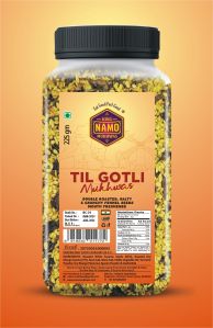 Namo-til-gotli Chatpata Mukhwas (225 Gm)| Delightful Mixture Is Double Roasted, Soft & Crunchy Mouth Freshener