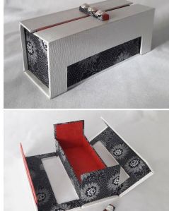 Paper Board Designer Jewelry Packaging Box, Shape : Rectangular