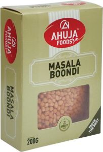 Ahuja Foods Masala Boondi, Packaging Type : Paper Box