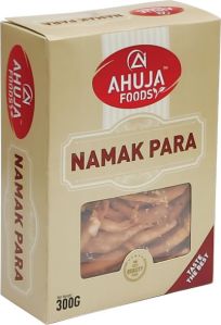 Ahuja Foods Namak Para, Packaging Type : Paper Box